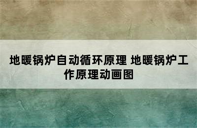 地暖锅炉自动循环原理 地暖锅炉工作原理动画图